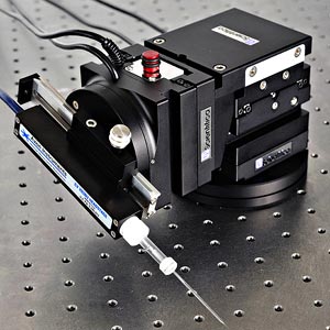PatchStar Micromanipulator with low profile L Bracket