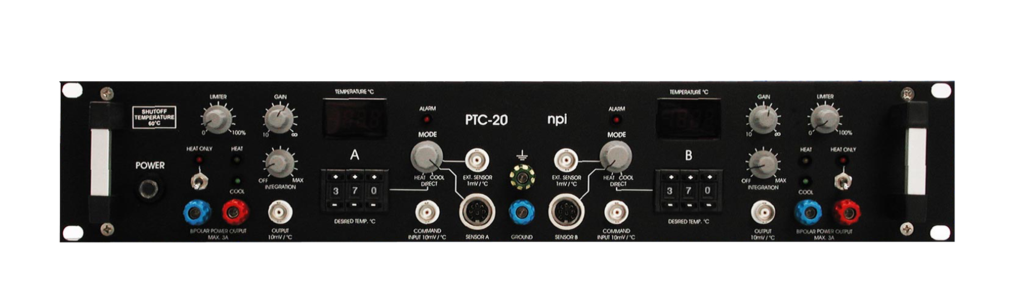 npi electronic PTC-20 Two Channel Controller