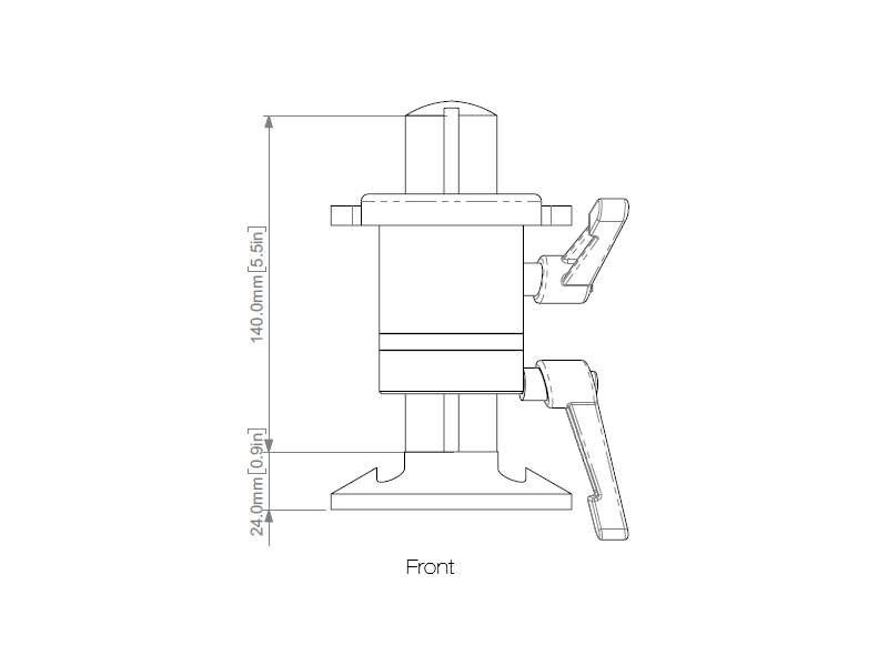 post and platform sample plate holder schematic