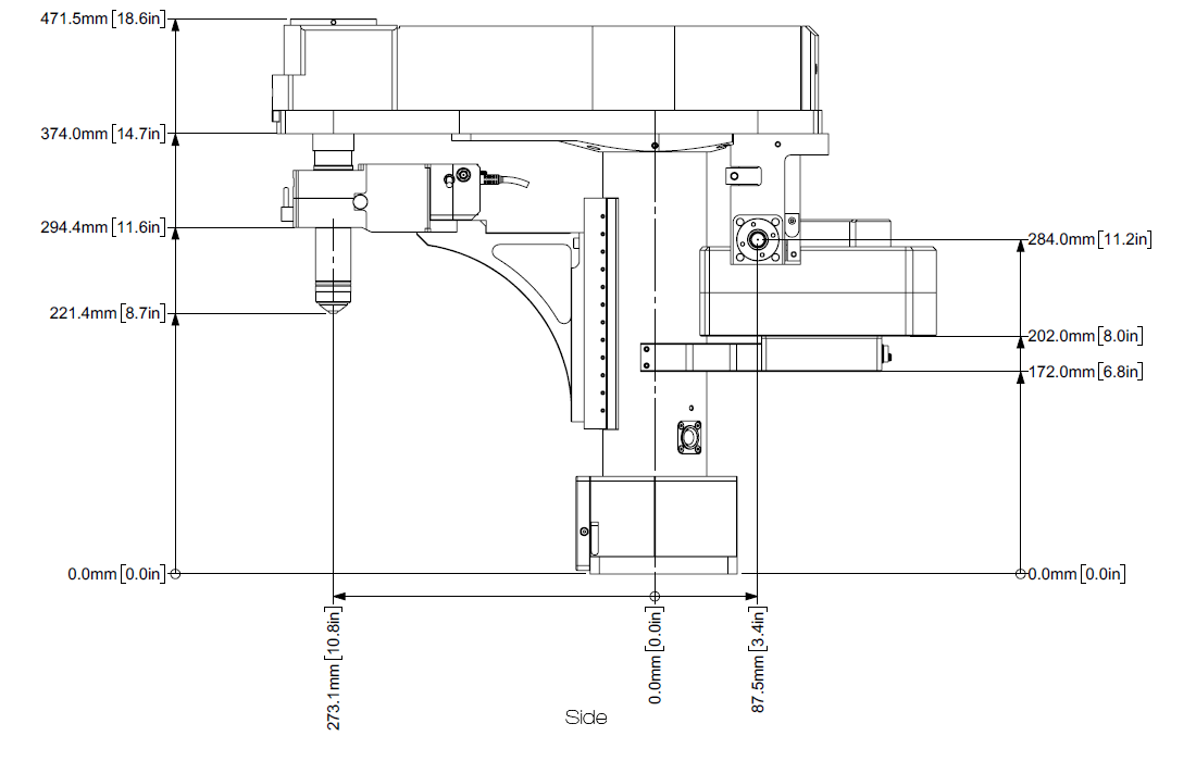 VivoScope Multiphoton Microscope Schematic