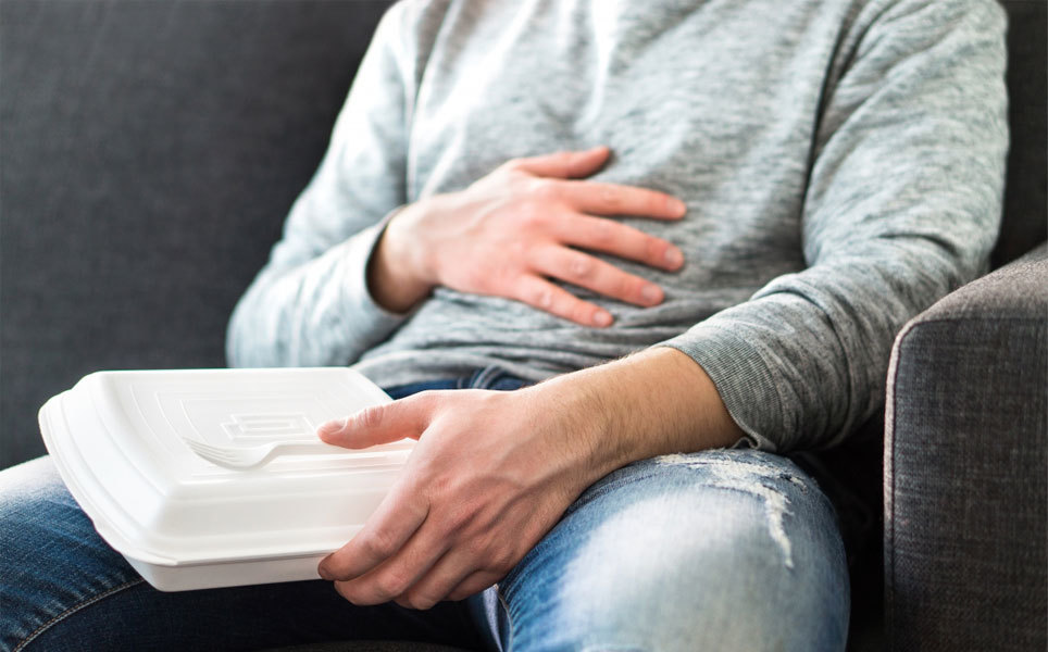 Brain region associated with feeling full after eating identified. Image credit: The University of Arizona Brain region associated with feeling full after eating identified. Image credit: The University of Arizona
